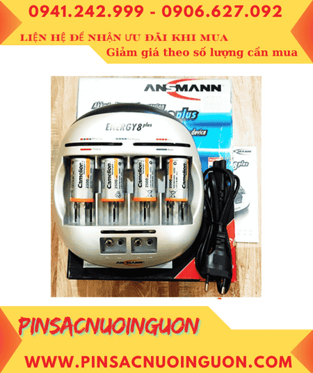 Energy 8Plus _Bộ sạc Pin Energy 8Plus kèm 4 pin sạc C Camelion NH-C2500BP2 (C2500mAh 1.2v)