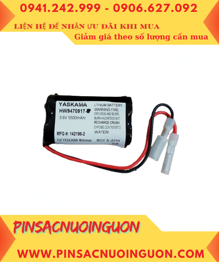 Yaskawa HW9470917-A; Pin nuôi nguồn Yaskawa HW9470917-A lithium 3.6v chính hãng (Xuất xứ NHẬT)