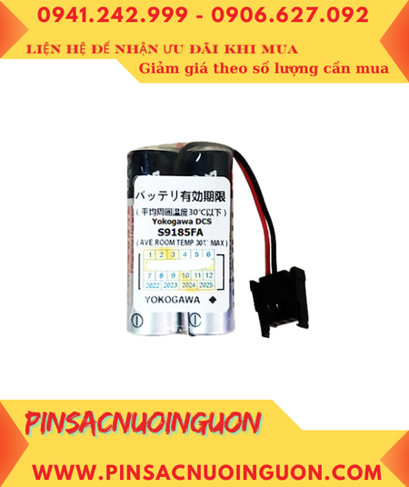 YOKOGAWA S9158FA; Pin nuôi nguồn YOKOGAWA S9158FA 3.6v 5400mAh (2viên ghép đôi) _Xuất xứ Nhật