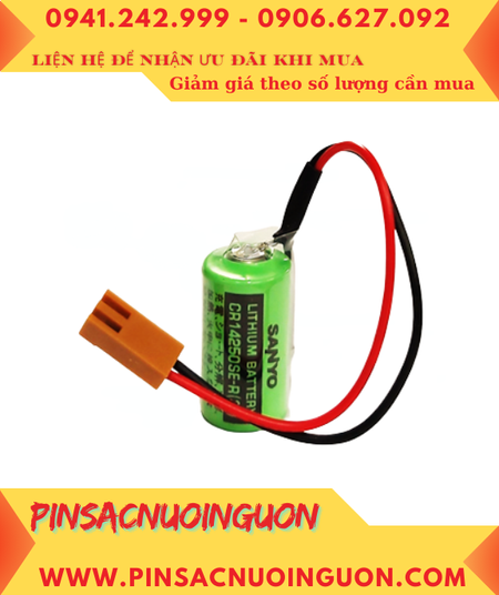 Sanyo CR14250SE-R, Pin nuôi nguồn Sanyo CR14250SE-R lithium 3.0v 1/2AA, Xuất xứ NHẬT
