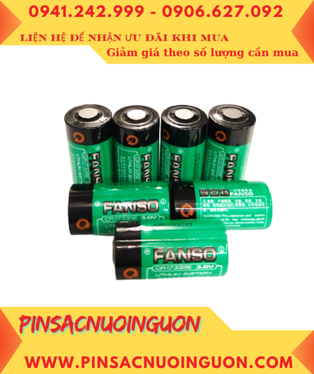 Fanso CR17335E; Pin nuôi nguồn FANSO CR17335SE 2/3A lithium 3.0v 1500mAh