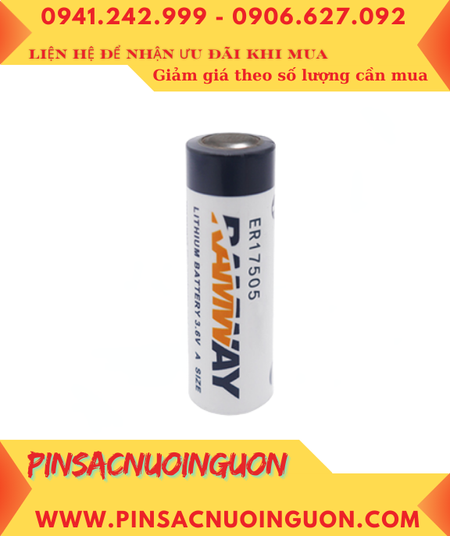Ramway ER17505, Pin nuôi nguồn PLC Ramway ER17505 lithium 3.6v 3500mAh chính hãng