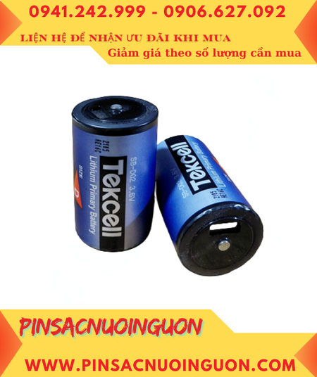 Tekcell SB-D02; Pin nuôi nguồn PLC Tekcell SB-D02 lithium 3.6v D 19000mAh _Xuất xứ Hàn Quốc