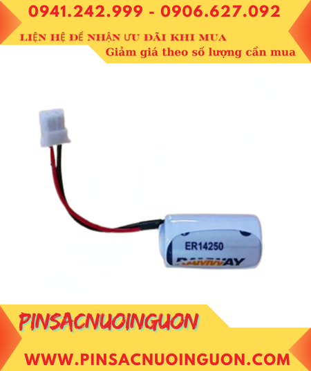RAMWAY ER14250 (zắc cắm); Pin nuôi nguồn RAMWAY ER14250 3.6v 1/2AA 1200mAh chính hãng