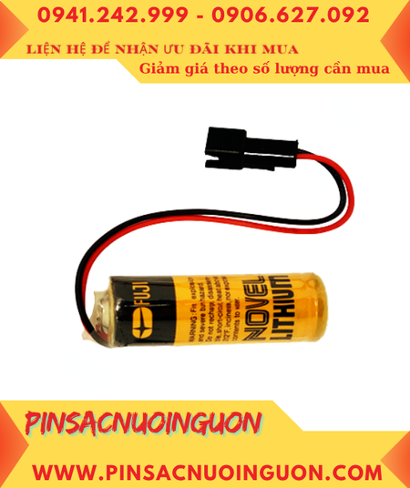 Pin FUJI CR6.L (Zắc PLC); Pin nuôi nguồn FUJI CR6.L lithium 3v AA 2300mAh chính hãng _xuất xứ Nhật
