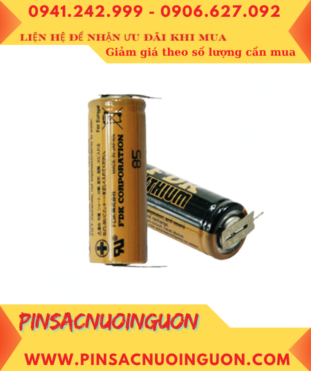 FUJI CR8.LHC, Pin nuôi nguồn FUJI CR8.LHC lithium 3v 4/5A 3000mAh chính hãng, Xuất xứ NHẬT