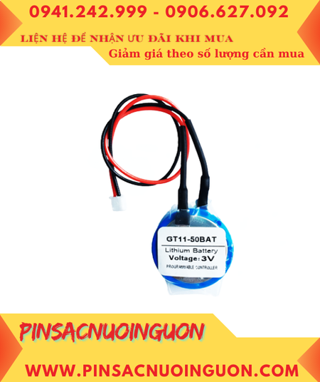 Mitsubishi GT11-50BAT; Pin nuôi nguồn PLC Mitsubishi GT11-50BAT lithium 3.0v _Made in Japan