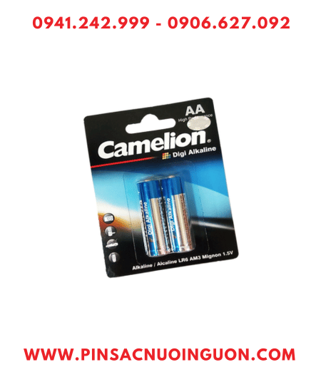 Camelion LR6 AA AM3; Pin AA 1.5v Alkaline Camelion LR6-AM3 Mignon chính hãng _Vỉ 2viên