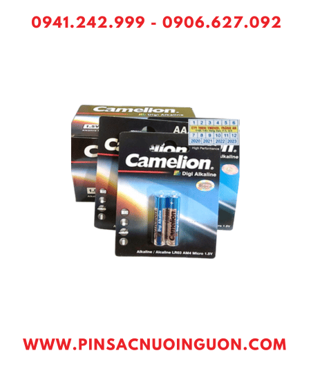 COMBO 1 HỘP 12vỉ (24viên) Pin AA 1.5v Alkaline Camelion Digi LR6 _Giá chỉ 204.000đ/HỘP 24viên