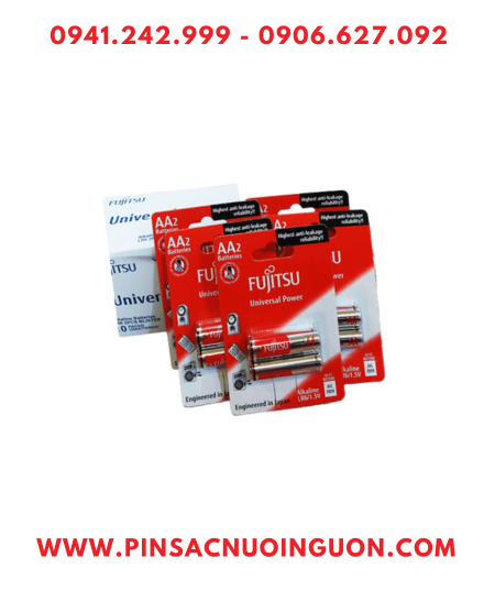 COMBO 1HỘP 10vỉ =20viên Pin AA 1.5v Alkaline Fujitsu LR6-FU-W chính hãng _Giá 229.000đ/HỘP20viên