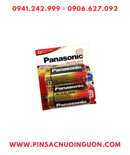 Panasonic LR20T/2B; Pin đại D 1.5v Alkaline Panasonic LR20T/2B chính hãng _Xuất xứ NHẬT (Vỉ 2viên)
