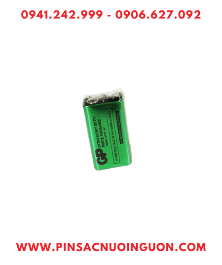GP 1604G /6F22 Pin vuông 9v GP GreenCell 1604G /6F22 Extra Super Heavy Duty /Gói 1viên