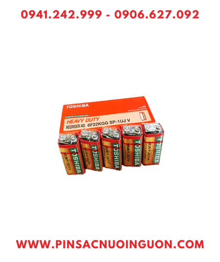 COMBO 1HỘP 10viên Pin 9v Toshiba 6F22KGG SP-UJV chính hãng _Giá 135.000đ/HỘP 10viên
