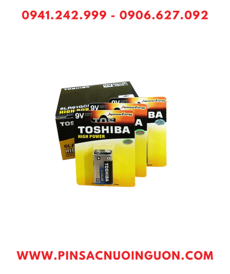 COMBO 1 HỘP 12vỉ Pin 9v Alkaline Toshiba 6LR61GCP-BP1 chính hãng _Giá chỉ 648.000đ/HỘP