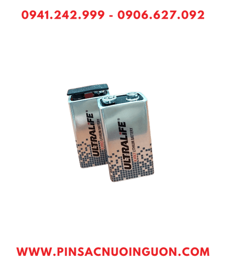 Ultralife U9VL  Pin 9v Lithium UltraLife U9VL-J-P-BP 9V 1200mAh Lithium (LiMnO2) chính hãng