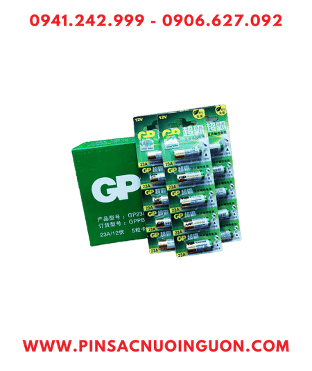 COMBO 01vỉ=5viên Pin Remote GP 23AF-2IL5 High Voltage Super Alkaline 12v _Giá chỉ 48.000/Vỉ 5viên
