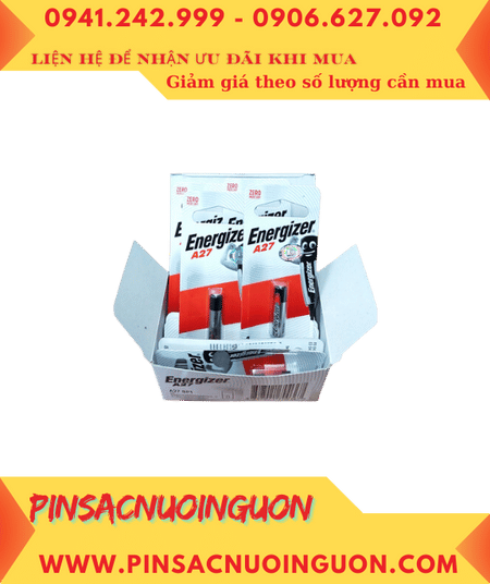 COMBO 1hộp 12VỉPin Remote 12v Energizer A27 27A MN27 27AE LR27 _Giá chỉ 276.000đ/HỘP