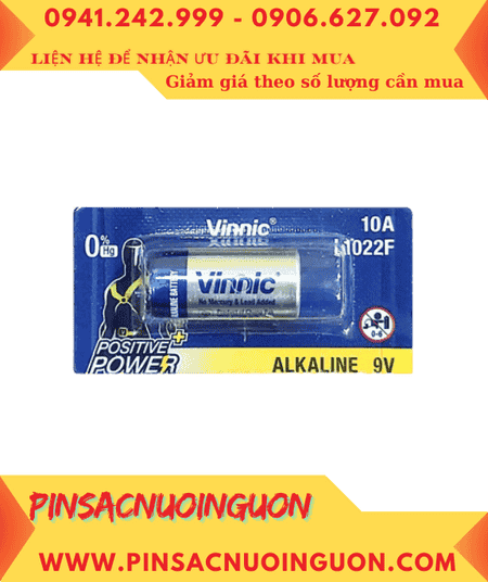 Vinnic 10A L1022F _Pin 9v Alkaline Vinnic 10A 1022F _Pin Remote cửa |HÀNG CÓ SẲN