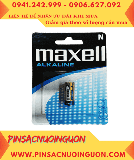Maxell LR1-910A _Pin N Maxell LR1-910A Alkaline 1.5v chính hãng _Pin size N (Loại Vỉ 1 viên)