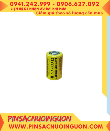 Pin Nitecore CR2 _ Pin lithium 3v Nitecore CR2 (Pin CR14250 không sạc) chính hãng