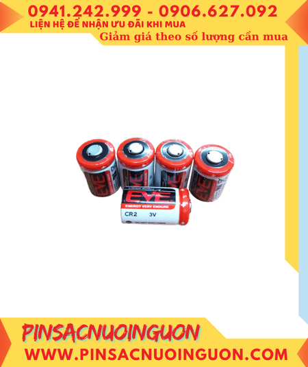 Pin CR2 _Pin EVE CR2 Photo Lithium 3.0v 1/2AA 1000mAh chính hãng | HÀNG CÓ SẲN