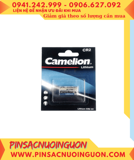 Pin Camelion CR2-BP1; Pin CR-2; Pin 3v Lithium Camelion CR2-BP1 (CR15H270) chính hãng (Loại Vỉ 1viên)