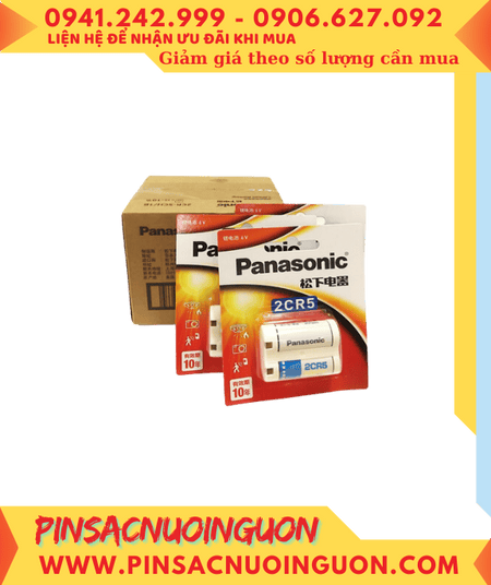 COMBO 01Hộp10vỉ Pin Panasonic 2CR-5CH/1B chính hãng _Giá chỉ 1.790.000/Hộp