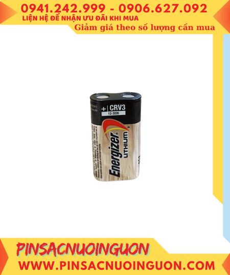 Pin Energizer CR-V3; Pin 3v Lithium Energizer CR-V3 với 3000mAh /Loại pin Lithium không sạc