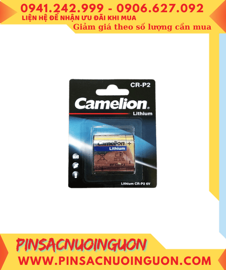 Camelion CR-P2 /Pin 2CP4036 Pin 6v lithium Camelion CR-P2 /2CP4036 chính hãng (MẪU MỚI) Vỉ 1viên