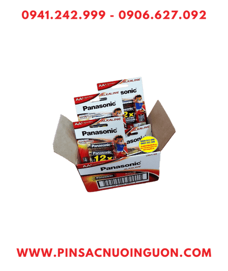 COMBO 1HỘP 12vỉ=48viên (vỉ 4viên) Pin AA 1.5v Panasonic LR6T/4B _Giá chỉ 534.000đ/HỘP 48viên