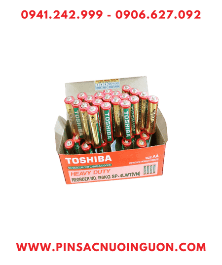 COMBO 01Hộp 40viên Pin AA 1.5v Toshiba R6KG SP-4LWT(VN) chính hãng _Giá chỉ 135.000đ/ Hộp 40viên