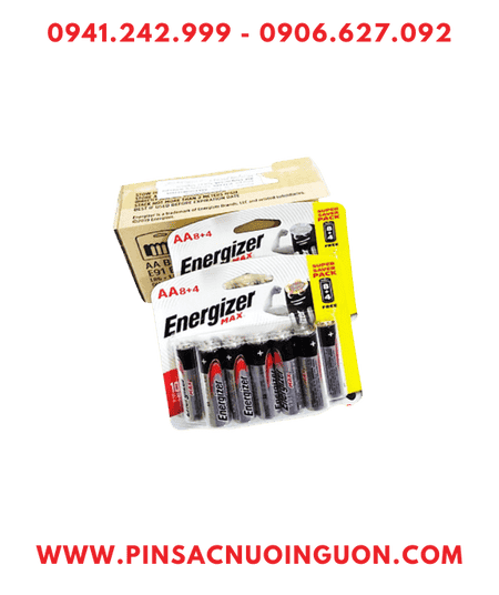 COMBO 1hộp =120viên Pin AA 1.5v Alkaline Energizer E91-BP12 (Loại vỉ 12viên) _Giá chỉ 1.220.000đ/Hộp 120viên