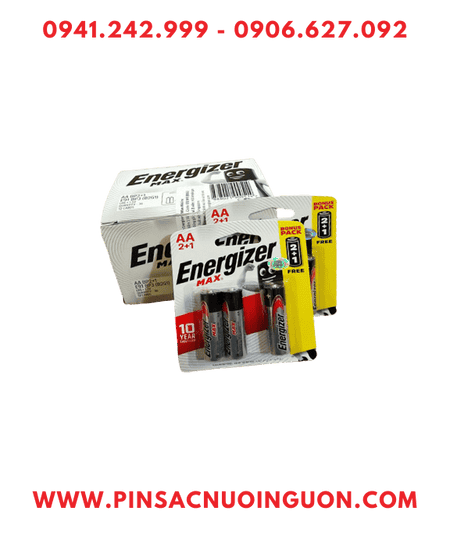 COMBO 1HỘP 12vỉ(=36viên) Pin Alkaline AA 1.5v Energizer E91 LR6 (Loại vỉ 3viên) _Giá chỉ 432.000đ/HỘP