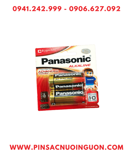 Panasonic LR14T/2B; Pin trung C 1.5v Alkaline Panasonic LR14T/2B Xuất xứ Nhật (Vỉ 2viên)