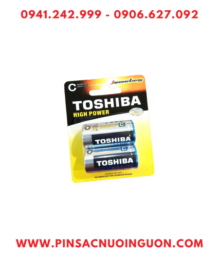 Toshiba LR14GCP-BP2 Pin trung C 1.5v Alkaline Toshiba LR14GCP-BP2 chính hãng /Loại vỉ 2viên