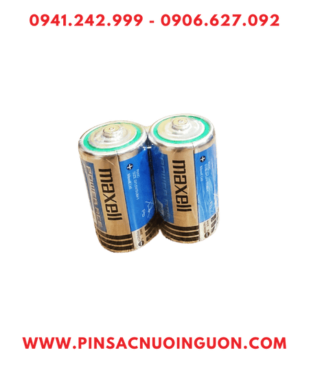 Pin Maxell R20C /SUM1; Pin đại D 1.5v Maxell R20C /SUM1 Power ACE chính hãng (Loại gói 2viên)