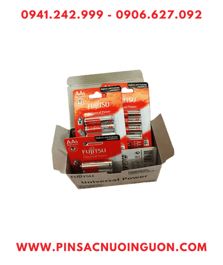 COMBO 1HỘP 10vỉ =40viên Pin AA 1.5v Alkaline Fujitsu LR6-FU-W chính hãng _Giá 419.000đ/HỘP 40viên