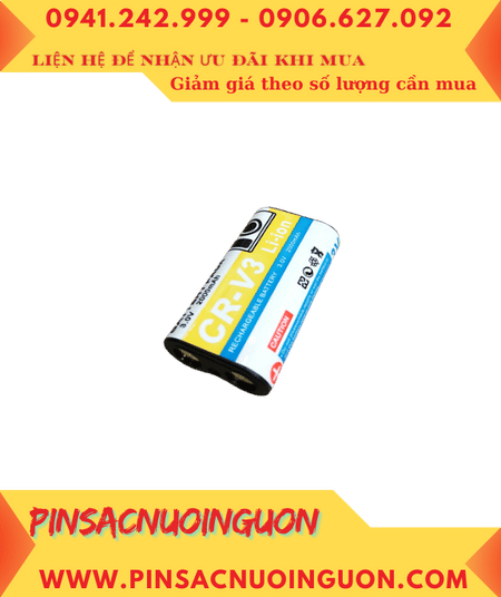 Pin sạc CR-V3, Pin sạc 3v Lithium Li-ion CR-V3 với 2000mAh / 50mm x 25mm x 13mm (Hongkong)