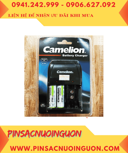 Camelion BC-1012 _Bộ sạc pin BC-1012 kèm 2 pin sạc Camelion NH-AA2500ARBP2 (AA2500mAh 1.2v_