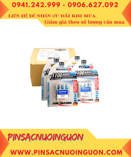 COMBO MUA 01 HỘP 12vỉ (48viên) Pin sạc Ansman Mignon AAA1100mAh 1.2v _Giá chỉ 2.484.000/Hộp