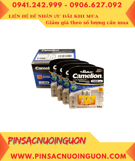 COMBO 01HỘP 12vỉ=24viên Pin sạc 1.2v Camelion NH-AAA1100LBP2 _Giá chỉ 624.000đ /HỘP