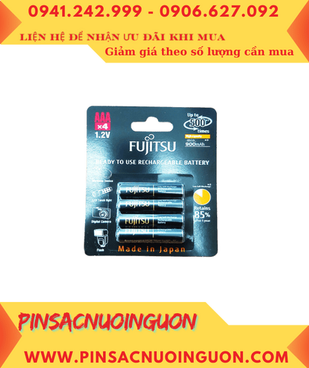 Fujitsu HR-4UTHCEX(4B) Pin sạc 1.2v AAA900mAh Fujitsu HR-4UTHCEX(4B), Xuất xứ Nhật (Vỉ 4viên)