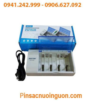 Beston BST-C821BW, Bộ sạc đa năng sạc pin AA-AAA-C-D-9v Beston BST-C821BW (04 khe sạc)