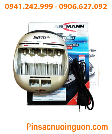 Ansman Energy 8Plus; Máy sạc pin Ansman Energy 8Plus _Sạc đa năng tất cả các cỡ Pin AA-AAA-C-D-9v