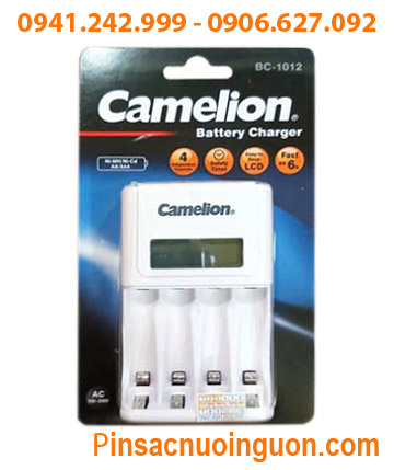 Camelion BC-1012; Máy sạc pin nhanh 6giờ Camelion BC-1012 _có màn hình LCD _Sạc được 2-4 pin AA-AAA