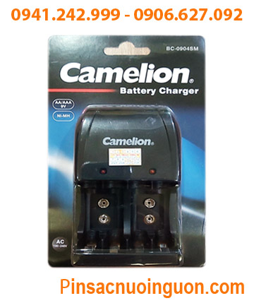 Camelion BC-0904SM; Máy sạc pin Camelion BC-0904SM _ 04 khe sạc _Sạc được 2-4 Pin AA-AAA-9v