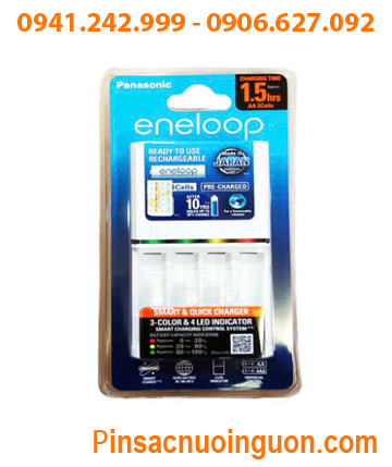 Bộ sạc pin AA AAA Panasonic Eneloop BQ-CC55E _Sạc nhanh 1.5giờ _Sạc 1,2,3,4 pin AA-AAA (Không kèm pin)