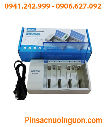 Beston BST-C821BW, Bộ sạc đa năng sạc pin AA-AAA-C-D-9v Beston BST-C821BW (04 khe sạc)