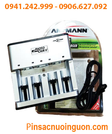 Photocam V; Máy sạc pin AA-AAA-C-D-9V Ansman Photocam V đa năng _ sạc được 1,2,3,4 pin