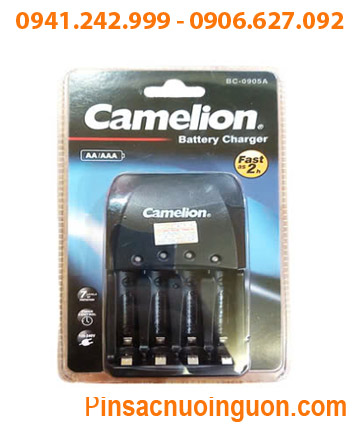 Camelion BC-0905A; Máy sạc pin Camelion BC-0905A _04 khe sạc _Sạc nhanh 2giờ _Sac được 1,2,3,4 pin AA-AAA